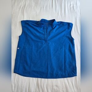 Figs Rafaela scrub top royal blue - L